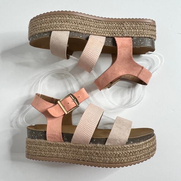 Patrizia Spring Step Reazas Platform Sandal Shoe Size 8.5 - Picture 6 of 10